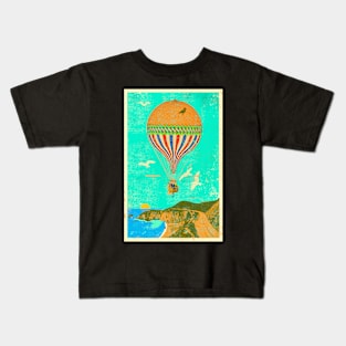 COASTAL BALLOON Kids T-Shirt